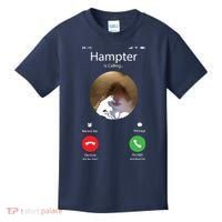 Dank Meme Hamster Staring Front Camera Hampter Calling Kids T-Shirt thumb 0