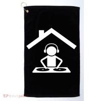 Dance Music House Dj Turntable Beatmaker Music Producer Cool Gift Golf Towel thumb 0