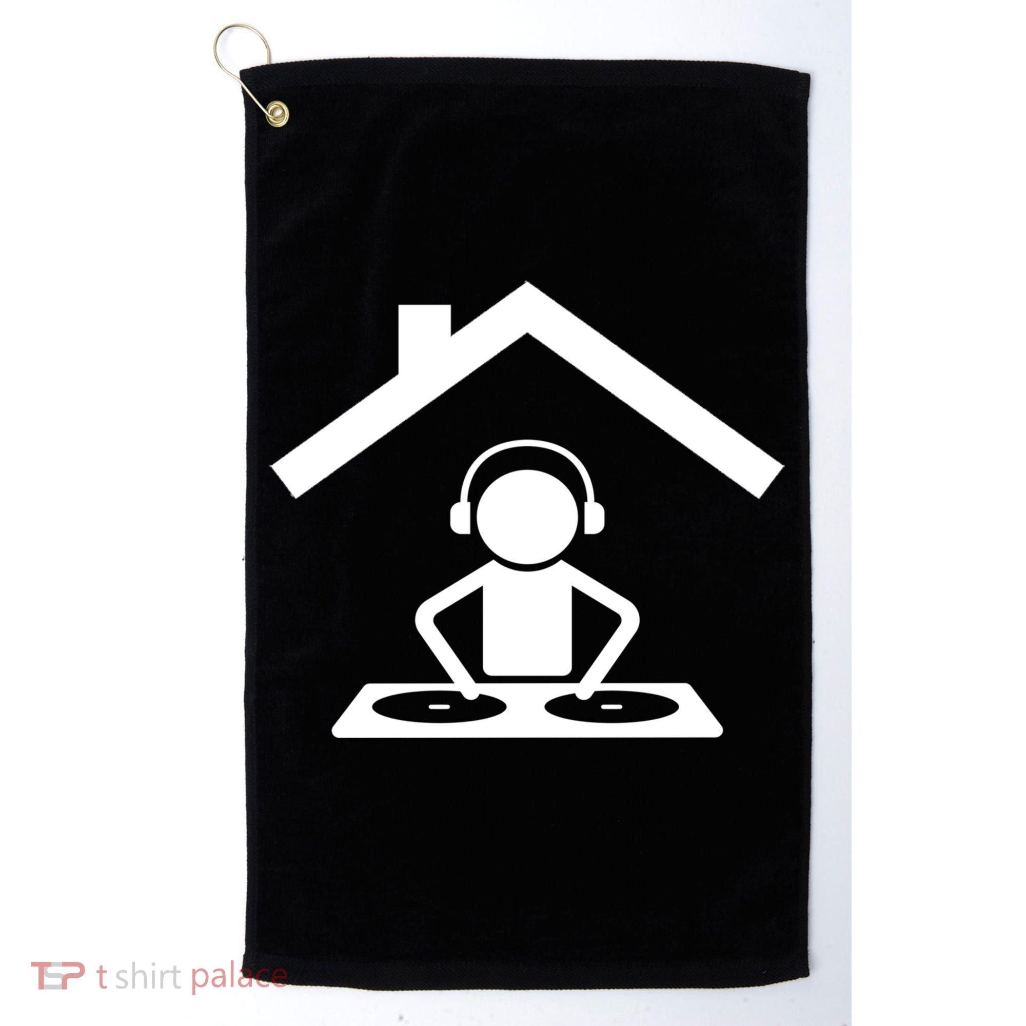 Dance Music House Dj Turntable Beatmaker Music Producer Cool Gift Golf Towel