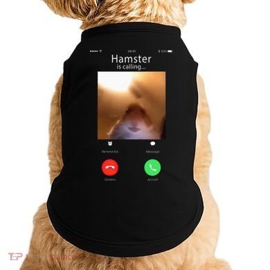 Dank Meme Hamster Staring Front Camera Hamster Calling Gift Doggie Tank