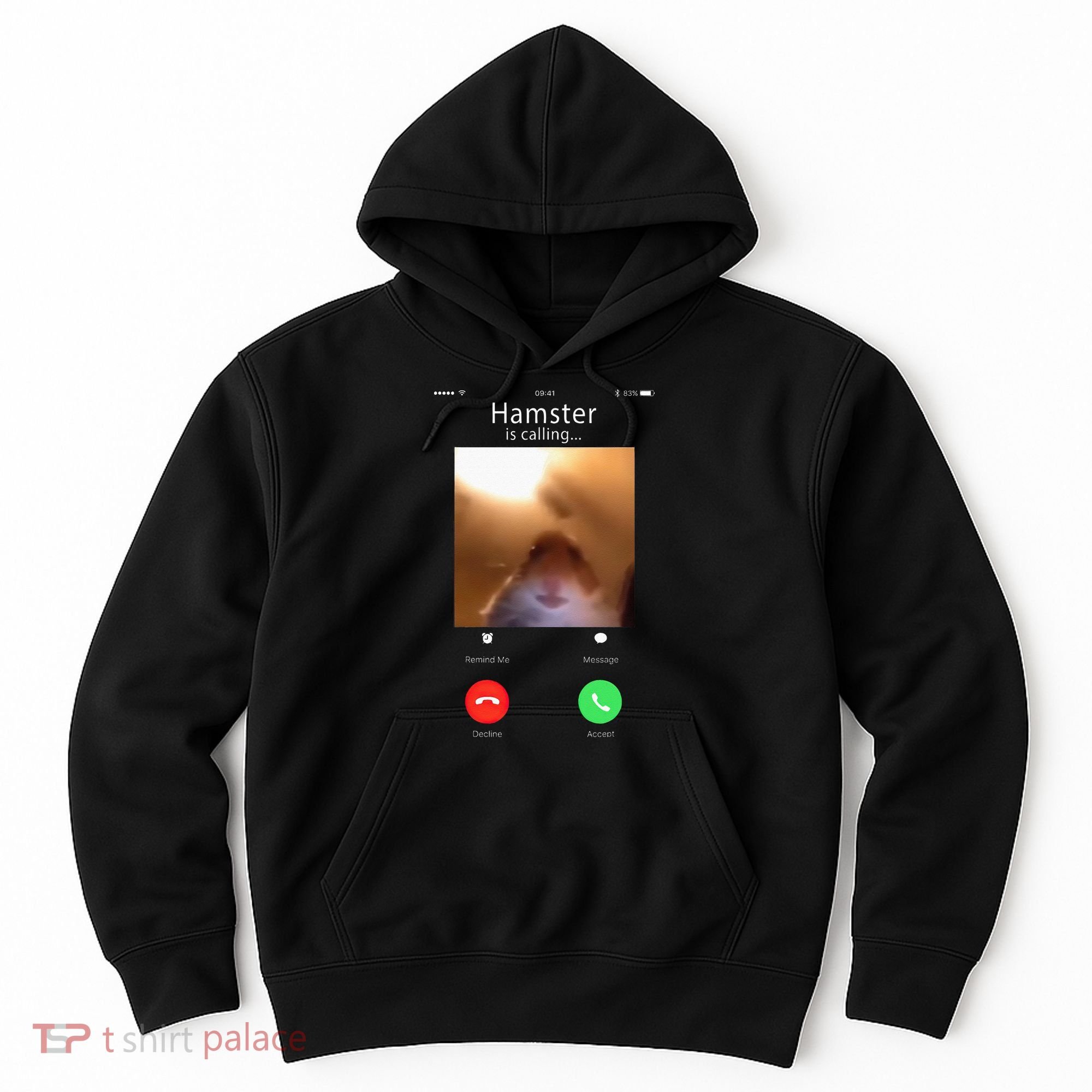 Dank Meme Hamster Staring Front Camera Hamster Calling Gift Hoodie