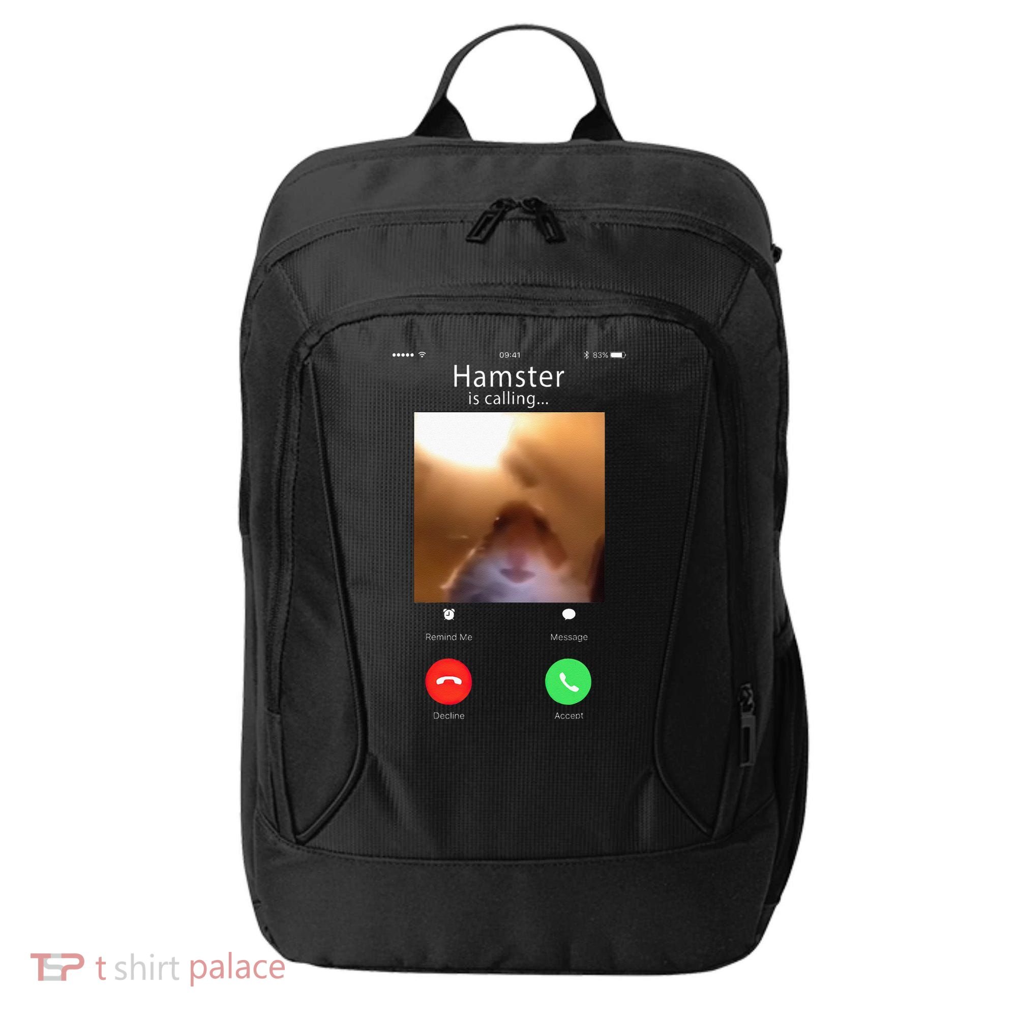 Dank Meme Hamster Staring Front Camera Hamster Calling Gift City Backpack