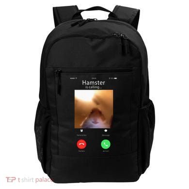 Dank Meme Hamster Staring Front Camera Hamster Calling Gift Backpack