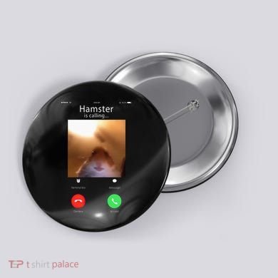 Dank Meme Hamster Staring Front Camera Hamster Calling Gift Button