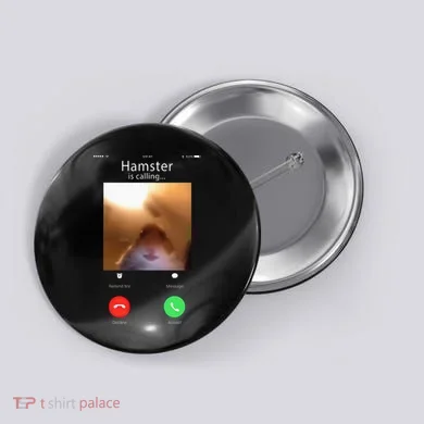 Dank Meme Hamster Staring Front Camera Hamster Calling Gift Button