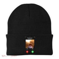 Dank Meme Hamster Staring Front Camera Hamster Calling Gift Beanie thumb 0