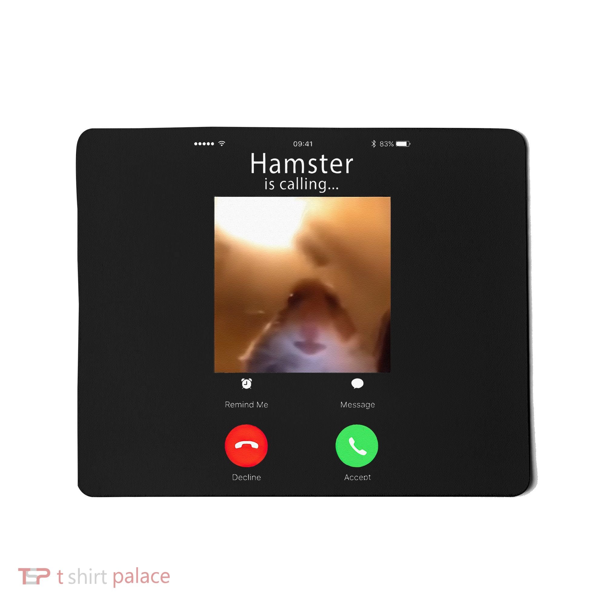 Dank Meme Hamster Staring Front Camera Hamster Calling Gift Mousepad
