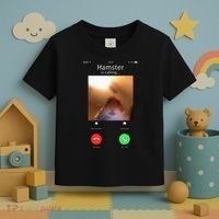 Dank Meme Hamster Staring Front Camera Hamster Calling Gift Toddler T-Shirt thumb 3