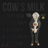 Dairy Milk Industry For Vegan Activist Backpack thumb 2