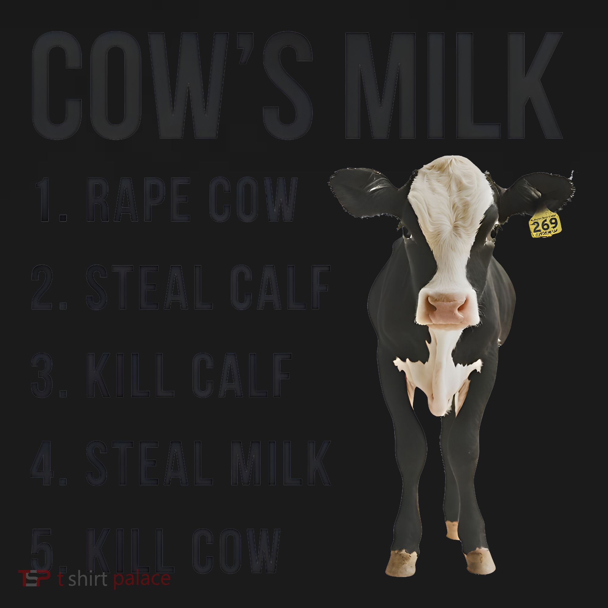 Dairy Milk Industry For Vegan Activist Coaster