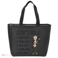 Dairy Milk Industry For Vegan Activist Tote Bag thumb 0