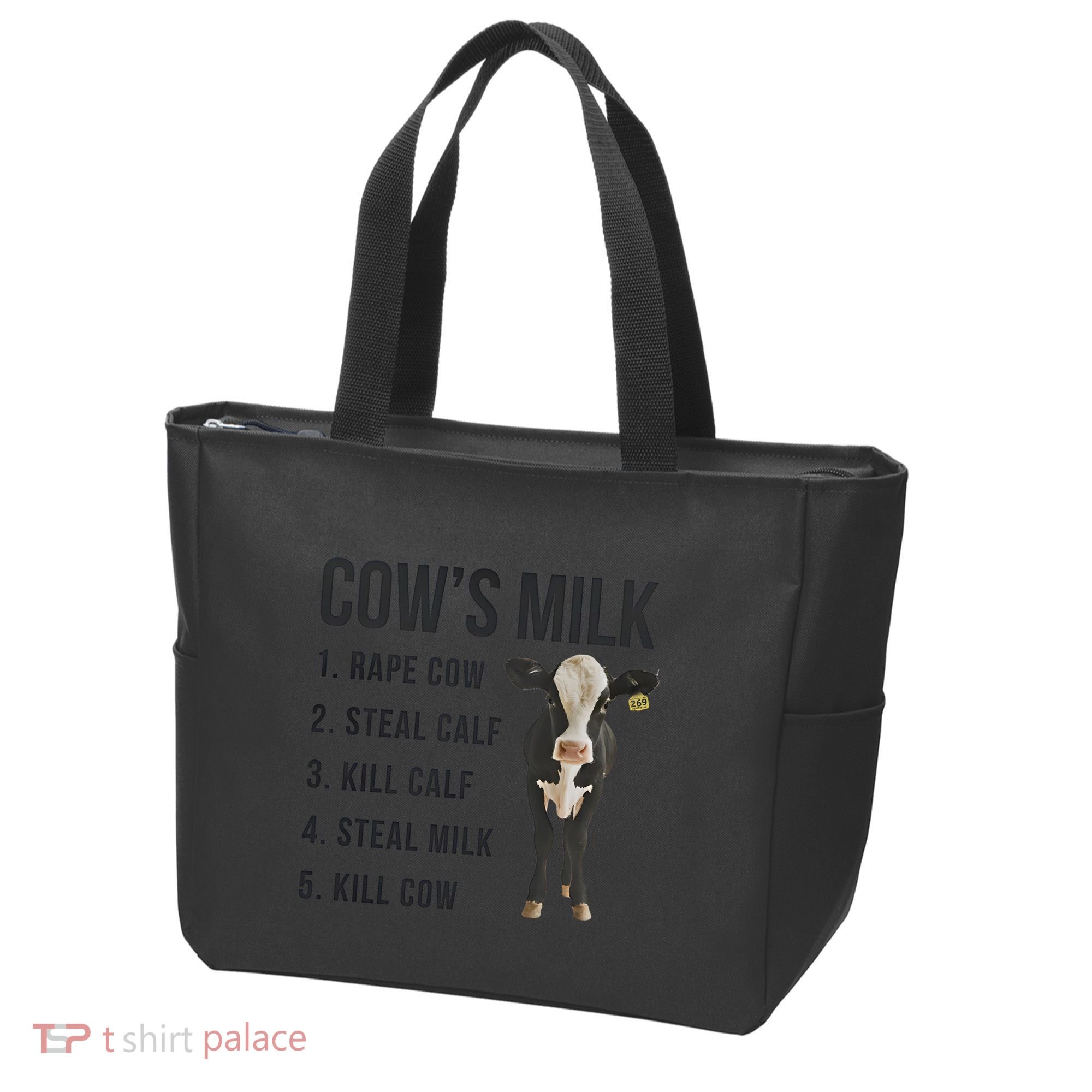 Dairy Milk Industry For Vegan Activist Tote Bag