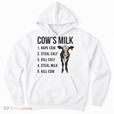 Dairy Milk Industry For Vegan Activist Hoodie