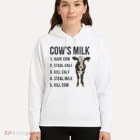 Dairy Milk Industry For Vegan Activist Hoodie thumb 5
