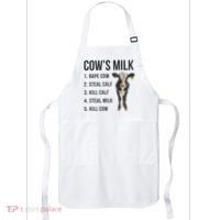 Dairy Milk Industry For Vegan Activist Apron thumb 0