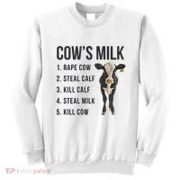Dairy Milk Industry For Vegan Activist Sweatshirt thumb 0