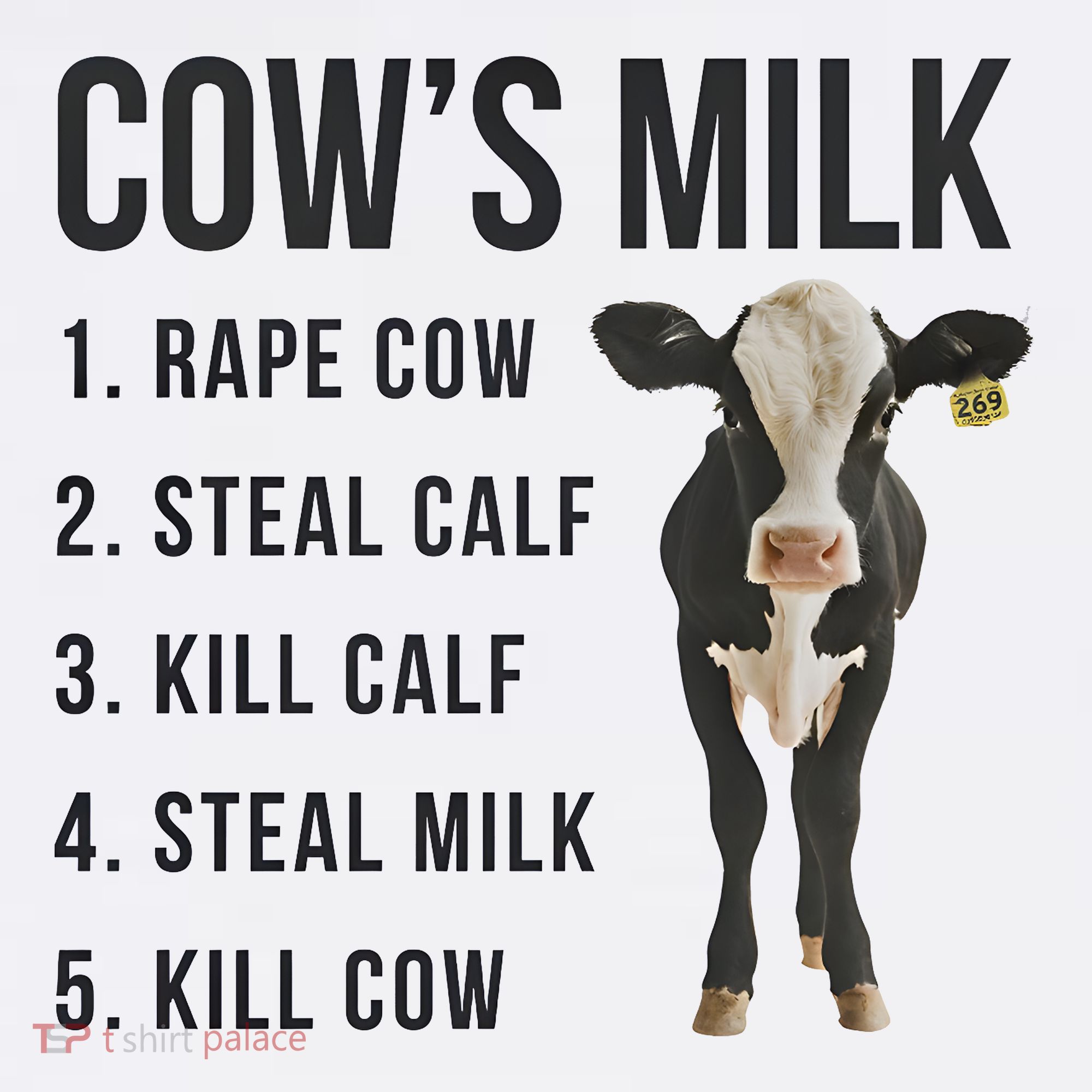 Dairy Milk Industry For Vegan Activist Sweatshirt