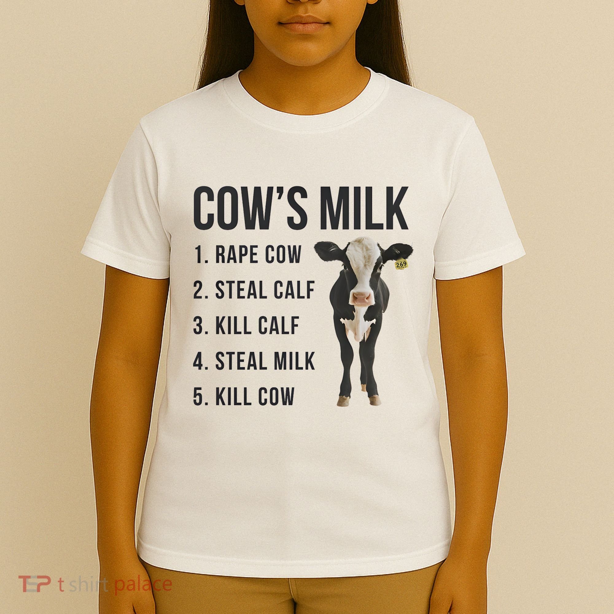 Dairy Milk Industry For Vegan Activist T-Shirt