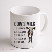Dairy Milk Industry For Vegan Activist Coffee Mug thumb 1