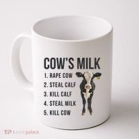 Dairy Milk Industry For Vegan Activist Coffee Mug thumb 0