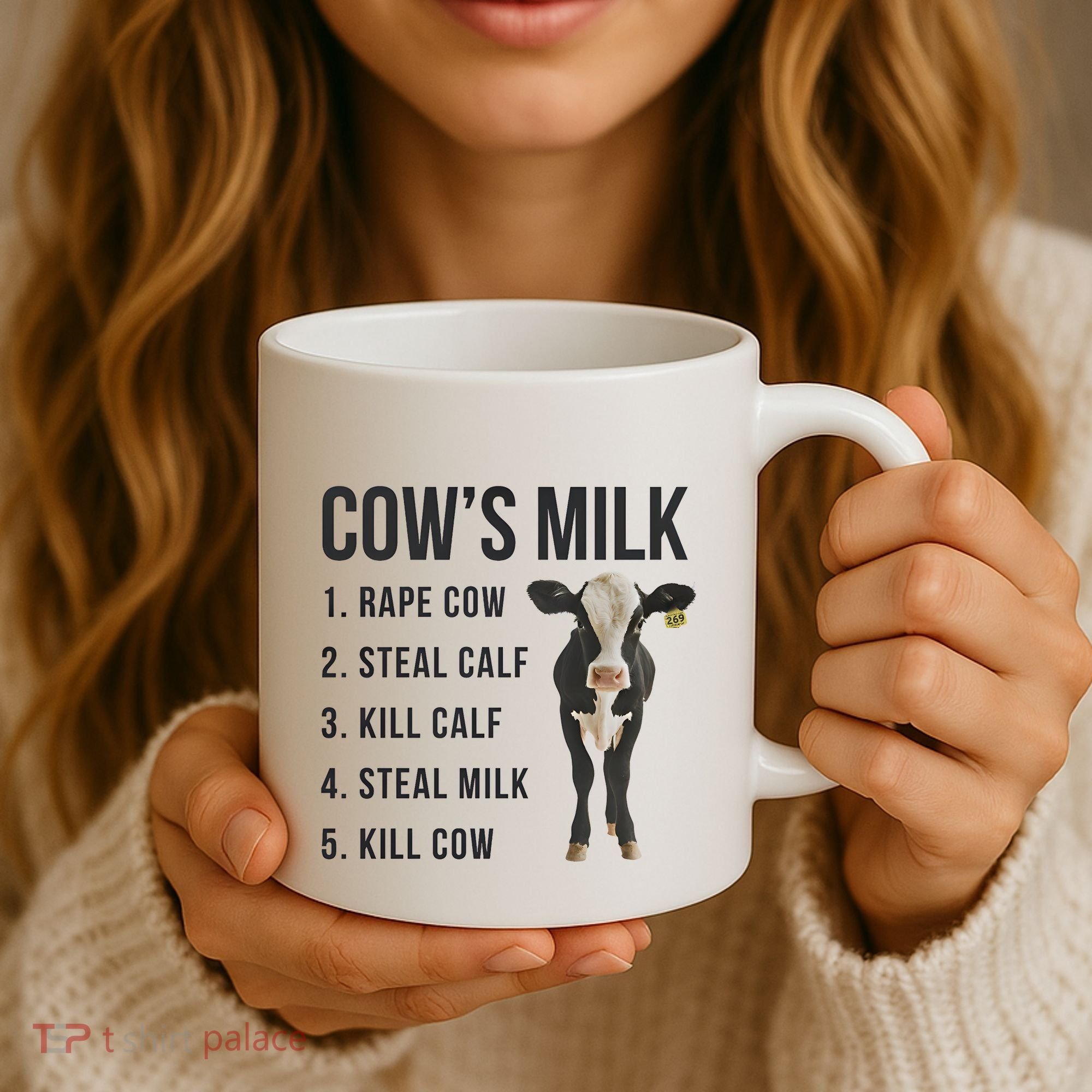 Dairy Milk Industry For Vegan Activist Coffee Mug