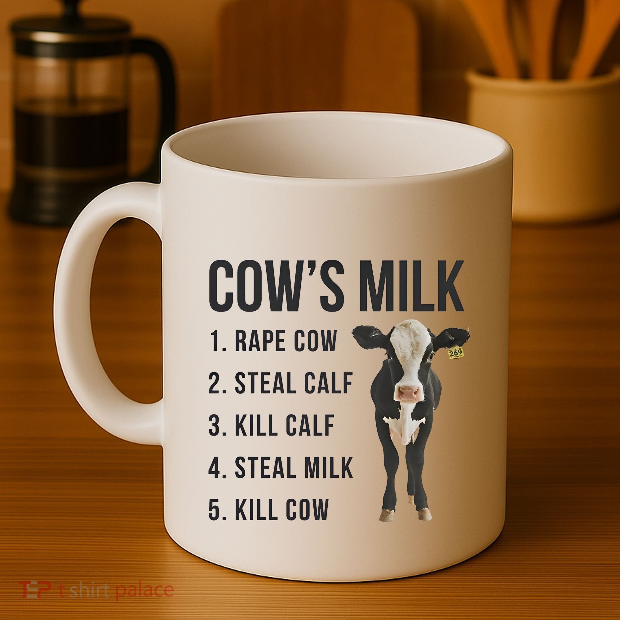Dairy Milk Industry For Vegan Activist Coffee Mug