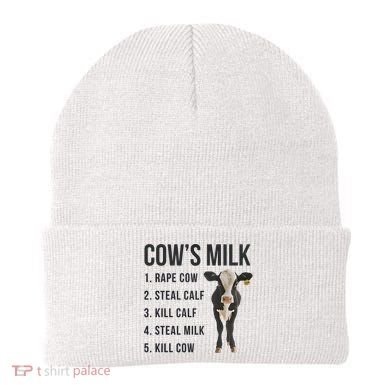 Dairy Milk Industry For Vegan Activist Beanie