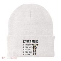 Dairy Milk Industry For Vegan Activist Beanie thumb 0