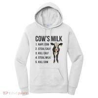 Dairy Milk Industry For Vegan Activist Women's Hoodie thumb 0