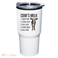 Dairy Milk Industry For Vegan Activist Tumbler thumb 0