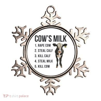 Dairy Milk Industry For Vegan Activist Ornament