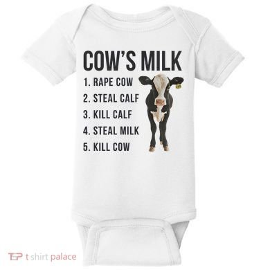 Dairy Milk Industry For Vegan Activist Baby Bodysuit