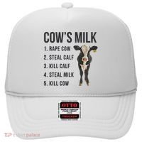 Dairy Milk Industry For Vegan Activist Hat thumb 0