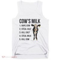 Dairy Milk Industry For Vegan Activist Tank Top thumb 0