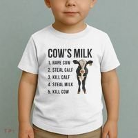 Dairy Milk Industry For Vegan Activist Toddler T-Shirt thumb 2