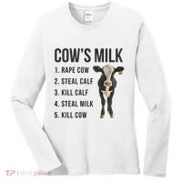 Dairy Milk Industry For Vegan Activist Women's Long Sleeve Shirt thumb 0