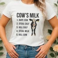 Dairy Milk Industry For Vegan Activist Women's T-Shirt thumb 2