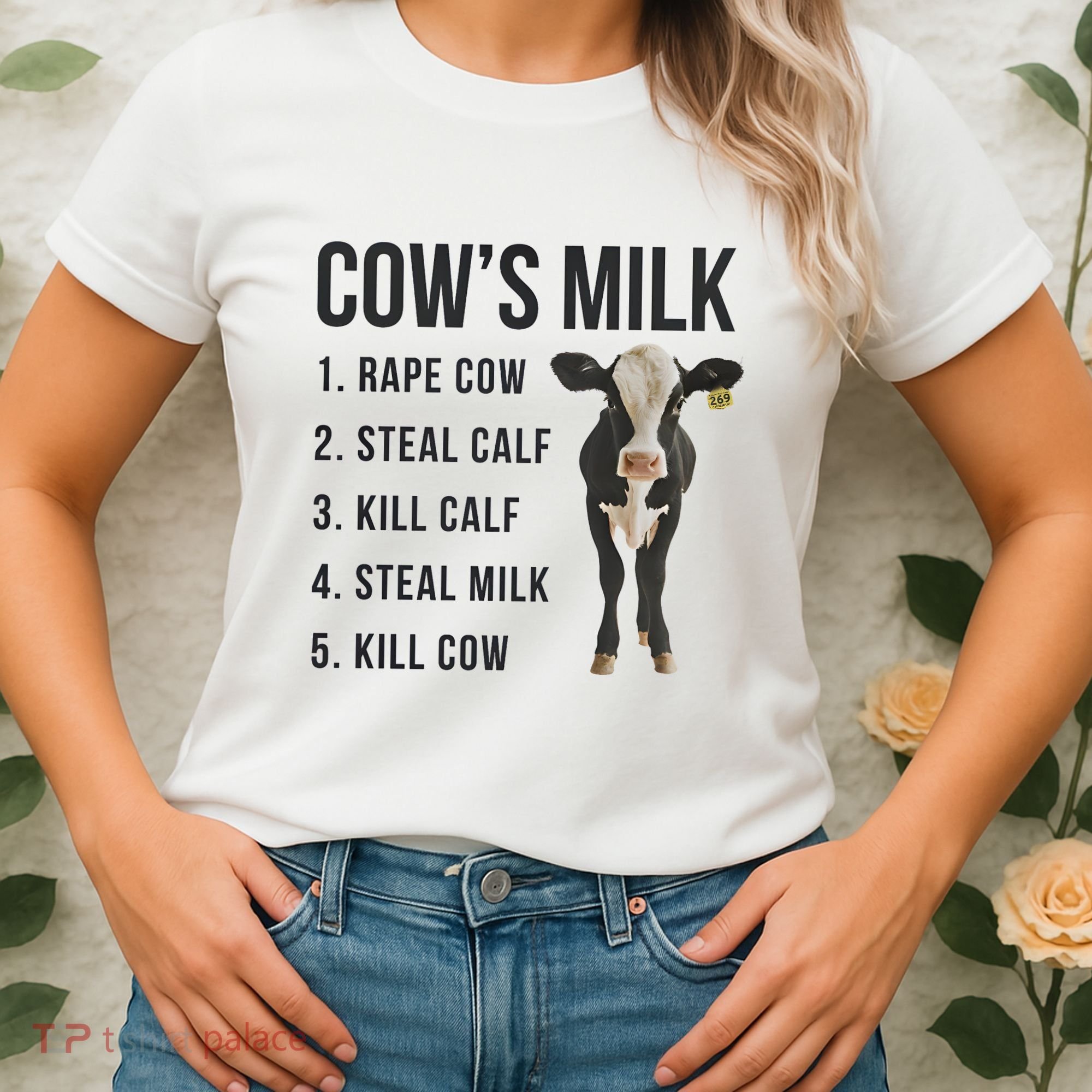 Dairy Milk Industry For Vegan Activist Women's T-Shirt
