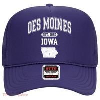 Des Moines Iowa Est 1857 Varsity Hat thumb 0