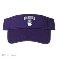 Des Moines Iowa Est 1857 Varsity Visor thumb 0