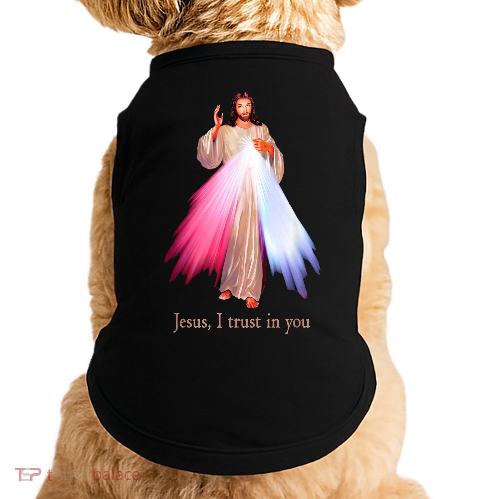 Divine Mercy Jesus I Trust In You Doggie Tank