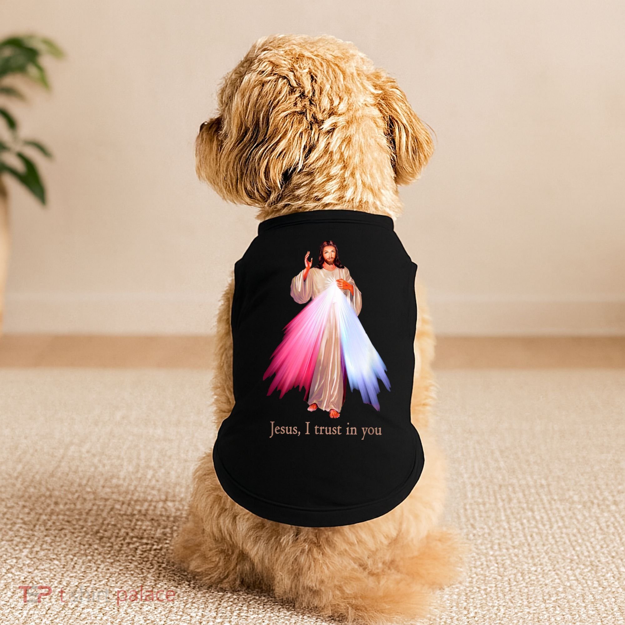 Divine Mercy Jesus I Trust In You Doggie Tank