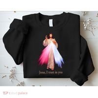 Divine Mercy Jesus I Trust In You Sweatshirt thumb 2