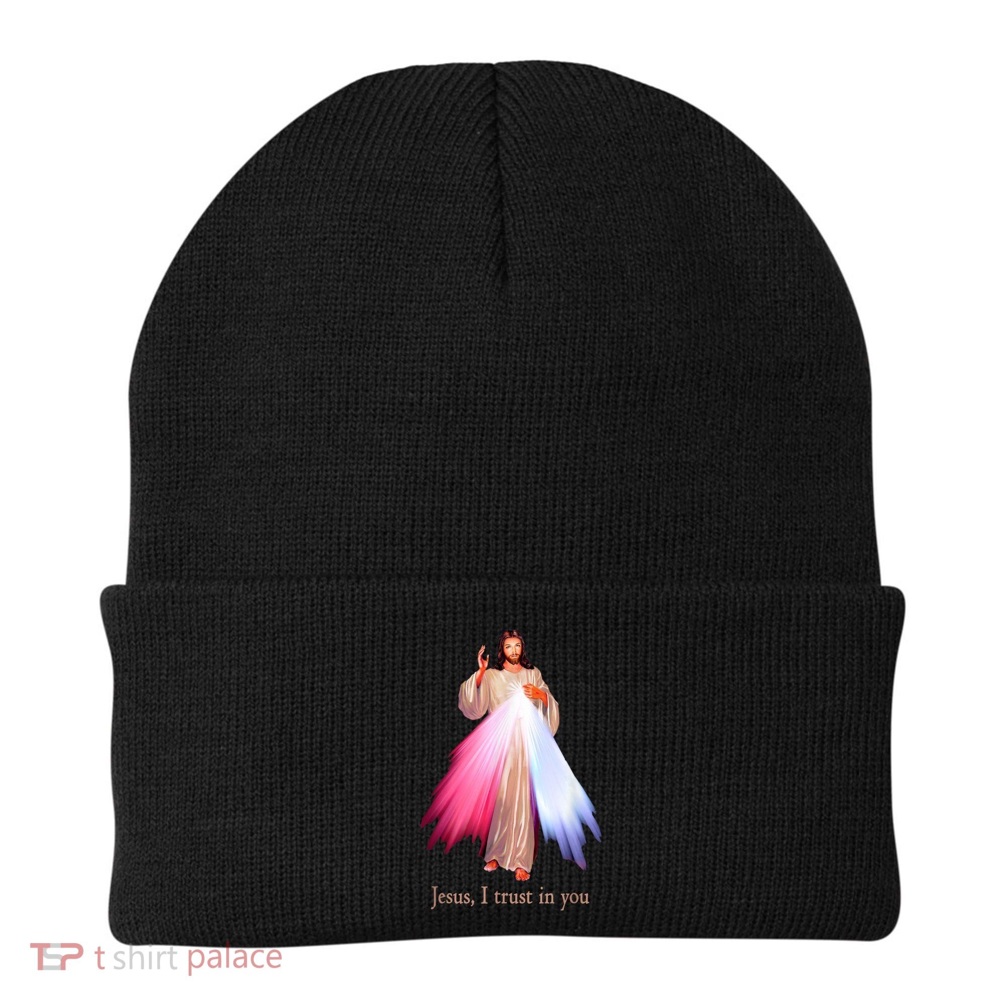 Divine Mercy Jesus I Trust In You Beanie