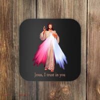Divine Mercy Jesus I Trust In You Coaster thumb 0