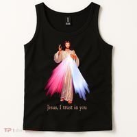 Divine Mercy Jesus I Trust In You Tank Top thumb 2