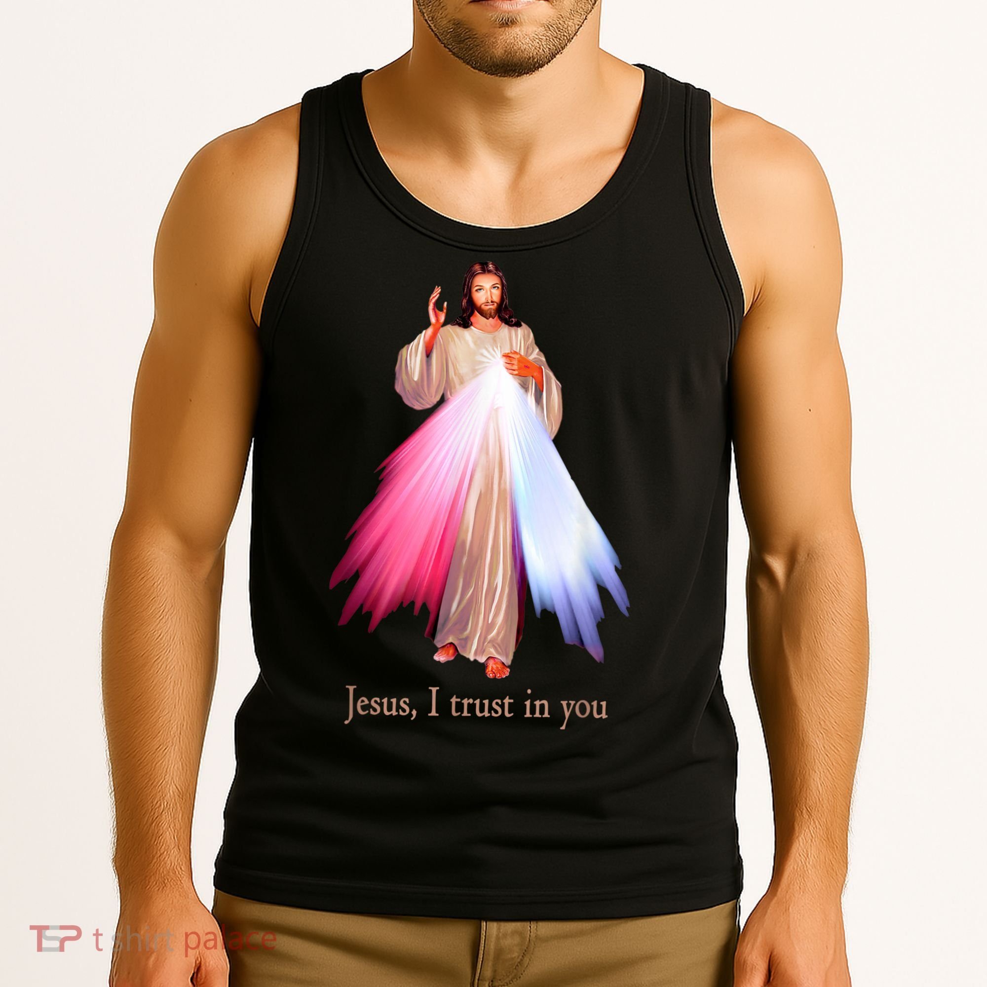 Divine Mercy Jesus I Trust In You Tank Top