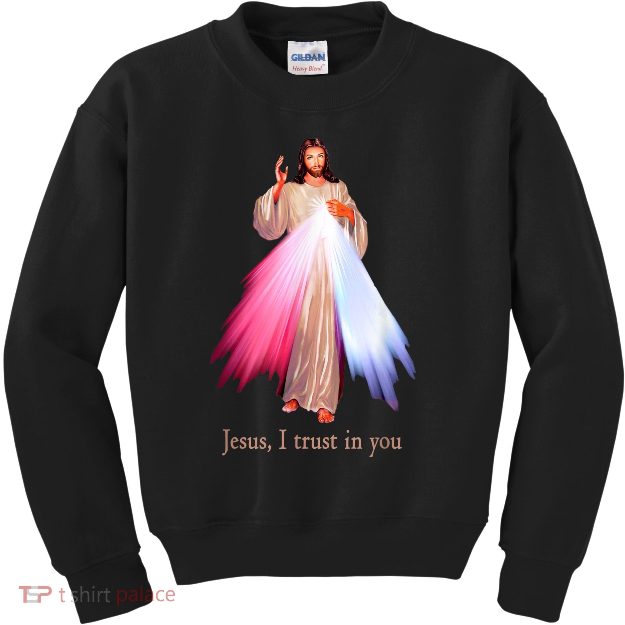 Divine Mercy Jesus I Trust In You Kids Sweatshirt