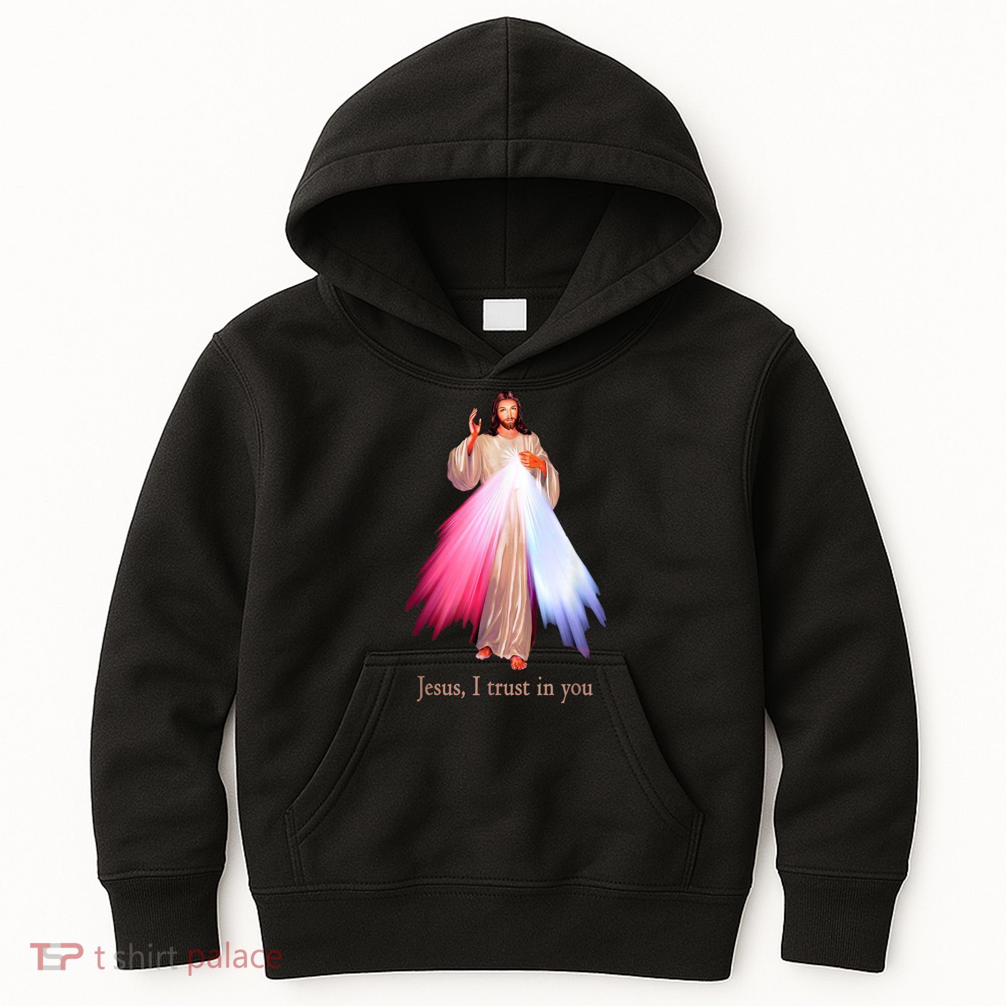 Divine Mercy Jesus I Trust In You Kids Hoodie