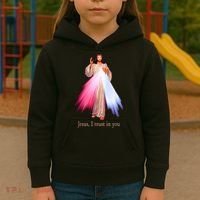 Divine Mercy Jesus I Trust In You Kids Hoodie thumb 3
